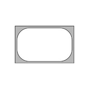 Гастроемкость (1/1); пластик; H=15, L=53, B=32.5см; белый