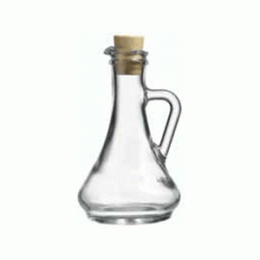 Бутылка-графин масло/уксус; стекло; 260мл; D=9, H=18см; прозрачный 