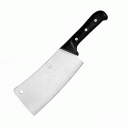 Топорик для рубки мяса; сталь, пластик; , L=42/22, B=15см; черный, металлический 