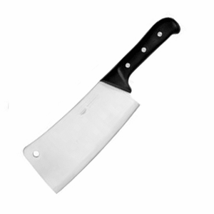 Топорик для рубки мяса; сталь, пластик; , L=42/22, B=15см; черный, металлический 