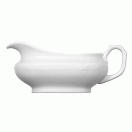 Соусник «Штутгарт»; фарфор; 350мл; H=95, L=210, B=90мм; белый