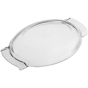 Крышка овальная ; стекло; L=36см
