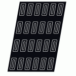 Форма кондитерская  «Прямоуг. » [12шт]; L=10, B=4см