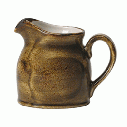 Молочник «Крафт»; фарфор; 185мл; D=7, H=8, L=10см; коричневый 