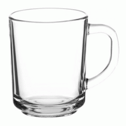 Кружка «Паб»; стекло; 250мл; D=75, H=90, L=103мм; прозрачный 