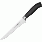 Нож для обвалки мяса «Платинум»; сталь; , H=15, L=285/170, B=20мм; черный, металлический 