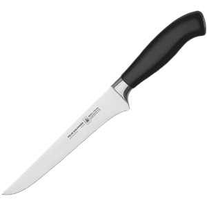 Нож для обвалки мяса «Платинум»; сталь; , H=15, L=285/170, B=20мм; черный, металлический 