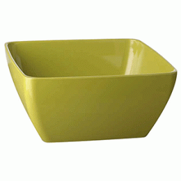 Салатник; пластик; 3800мл; H=12, L=25, B=25см; салатовый 