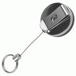 Крепеж для ключей на ремень; шнур-65см [2шт]; сталь нержавеющая ; D=4, H=2см