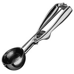 Ложка для мороженого с механизмом; D=43мм; металлический 