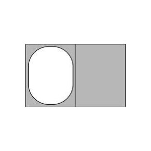 Гастроемкость (1/2); полипропилен ; 6л; H=10, L=32.5, B=26.5см; прозрачный 
