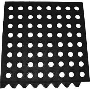 Коврик; резина; , H=12, L=915, B=915мм; черный