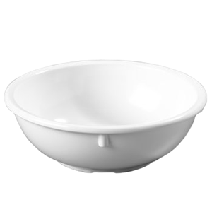 Миска; пластик; D=14см; белый
