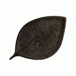 Блюдо «Береза» мореный дуб; H=3, L=53, B=31см