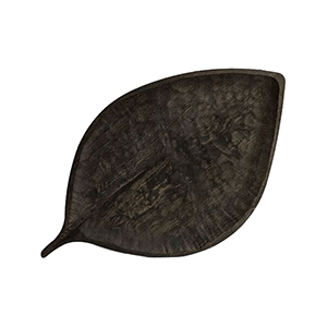 Блюдо «Береза» мореный дуб; H=3, L=53, B=31см