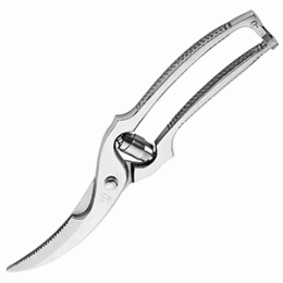 Ножницы для птицы; сталь нержавеющая ; L=25.5см; металлический 