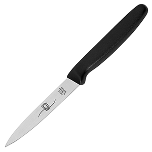 Нож для фигурной нарезки; сталь нержавеющая , пластик; L=100, B=17мм; красный, металлический 