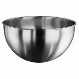 Миска; сталь нержавеющая ; 2.7л; D=22, H=10.5, L=24, B=24см; металлический 