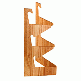 Этажерка для 3-х корзинок (без корзин); дерево; , H=58, 5, L=40, B=40см; бежевый 