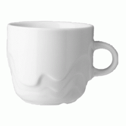 Чашка кофейная «Мелодия»; фарфор; 170мл; D=71, H=63, B=99мм; белый