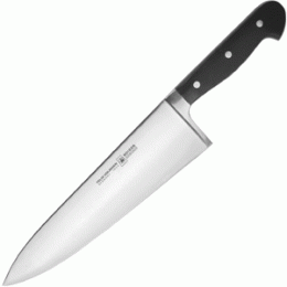 Нож поварской «Глория Люкс»; сталь; , L=455/260, B=65мм; черный, металлический 