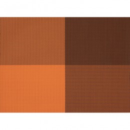 Настол. подкладка; полиэстер; H=2, L=400, B=300мм; оранжевый 