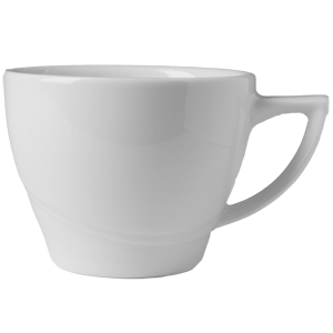 Чашка кофейная «Атлантис»; фарфор; 100мл; D=70, H=50, L=95, B=70мм; белый