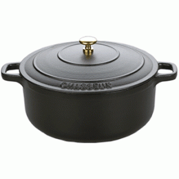 Кастрюля с крышкой; чугун; 2, 3л; D=20, H=13, 5см
