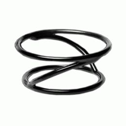 Подставка; металл, резина; D=17.8/15.2, H=7.6см; черный