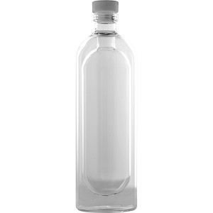 Бутылка (двойные стенки); стекло; D=8, H=27см