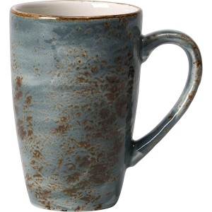 Кружка «Крафт»; фарфор; 285мл; D=7, H=11, L=11см; синий