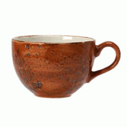Чашка чайная «Крафт»; фарфор; 225мл; D=9, H=6, L=12см; терракот
