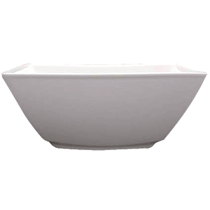 Салатник квадратный «Виктория»; фарфор; 2л; H=95, L=225, B=225мм; белый