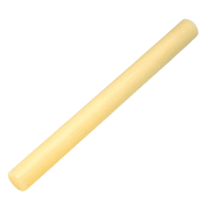 Скалка; бук; D=4.5, L=42.5см; бежевый 