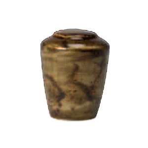 Солонка «Крафт»; фарфор; D=57, H=74мм; коричневый 