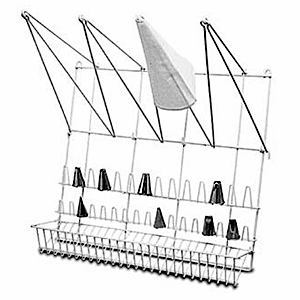 Сушилка для кондитерское  мешков и насадок; сталь нержавеющая , пластик; H=51, L=52, B=50см; белый Сушилка для кондитерское  мешков и насадок; сталь нержавеющая , пластик; H=51, L=52, B=50см; белый