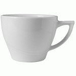 Чашка чайная «Атлантис»; фарфор; 180мл; D=85, H=68, L=100, B=85мм; белый
