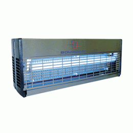 Ловушка для уничтожения насекомых EK80 2х40w; сталь нержавеющая ; H=26, L=66, B=14см; 80вт