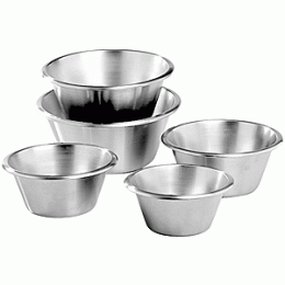 Миска; сталь нержавеющая ; 3.25л; D=24, H=12см; металлический 