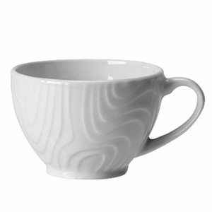 Чашка кофейная «Оптик»; фарфор; 90мл; D=65, H=45, L=85мм; белый