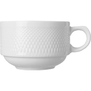 Чашка кофейная «Портофино»; фарфор; 170мл; D=80, H=55, L=105мм; белый