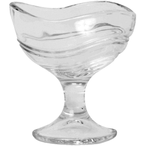Креманка «Акапулько»; стекло; 310мл; D=118, H=123, L=25мм; прозрачный 