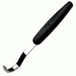 Нож фигурный для масла; сталь нержавеющая ; , L=18, 5см