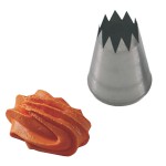 Насадка кондитерская  «Открытая звезда»[5шт]; сталь нержавеющая ; D=35/14, H=55мм