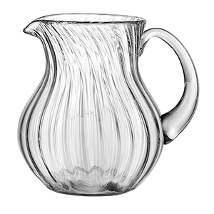Кувшин рифлен. стекло; 1, 5л; , H=17, L=17, 5см; прозрачный 