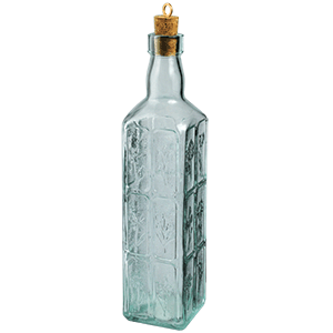 Бутылка для масла с пробкой «Фиори»; стекло; 0, 575л; H=30, L=6, B=6см; прозрачный 
