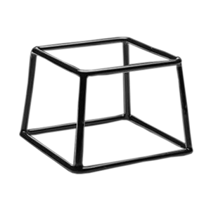 Подставка; металл, резина; H=12.7, L=17.8, B=15.2см; черный