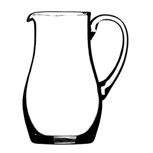 Кувшин; стекло; 1, 5л; D=13, 1, H=21, 3см; прозрачный 
