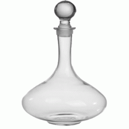 Графин без ручки; стекло; 1л; D=17, 5, H=23, 5см; прозрачный 