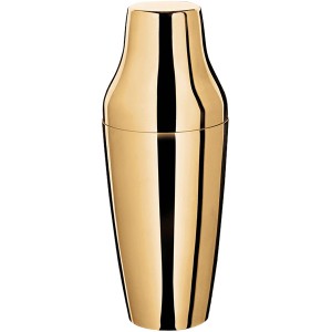 Шейкер; сталь нержавеющая ; D=10, H=23, 5см; амбер